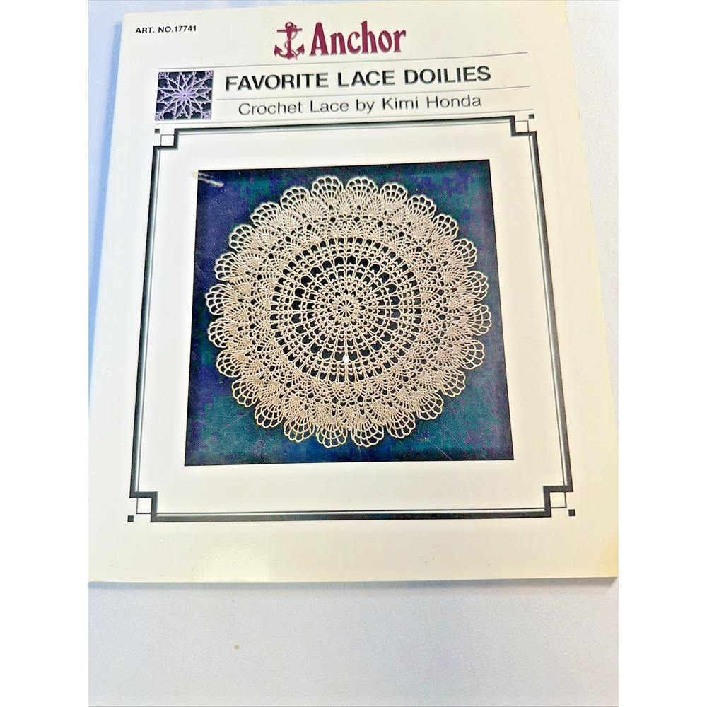 Anchor Favorite Lace Doilies Doily Crochet Pattern Book Kimi Honda 17741 Japan